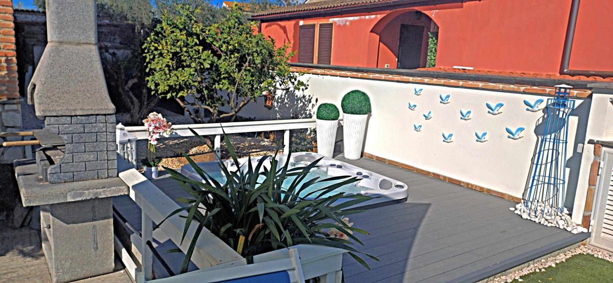 Alloggi Turistici Con Piscina Palestra Jacuzzi Sauna 安齐奥 外观 照片