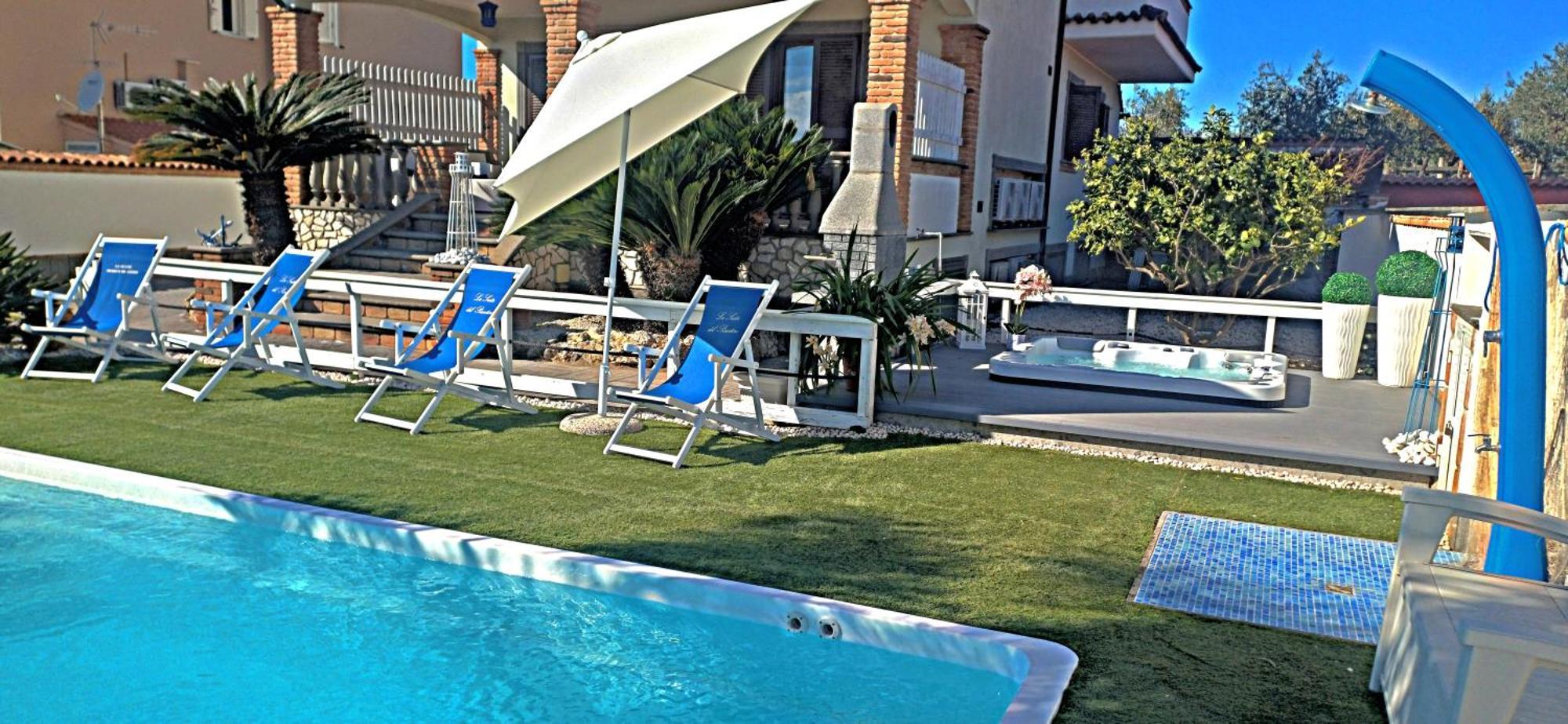 Alloggi Turistici Con Piscina Palestra Jacuzzi Sauna 安齐奥 外观 照片