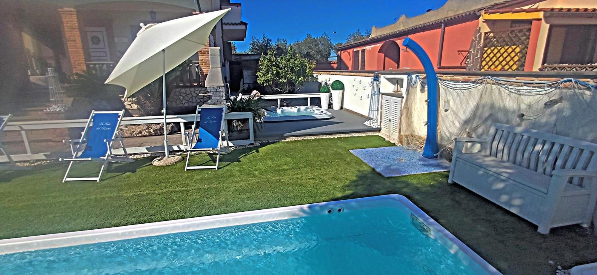 Alloggi Turistici Con Piscina Palestra Jacuzzi Sauna 安齐奥 外观 照片